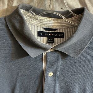 Tommy Hilfiger Men's Gray Polo Shirt